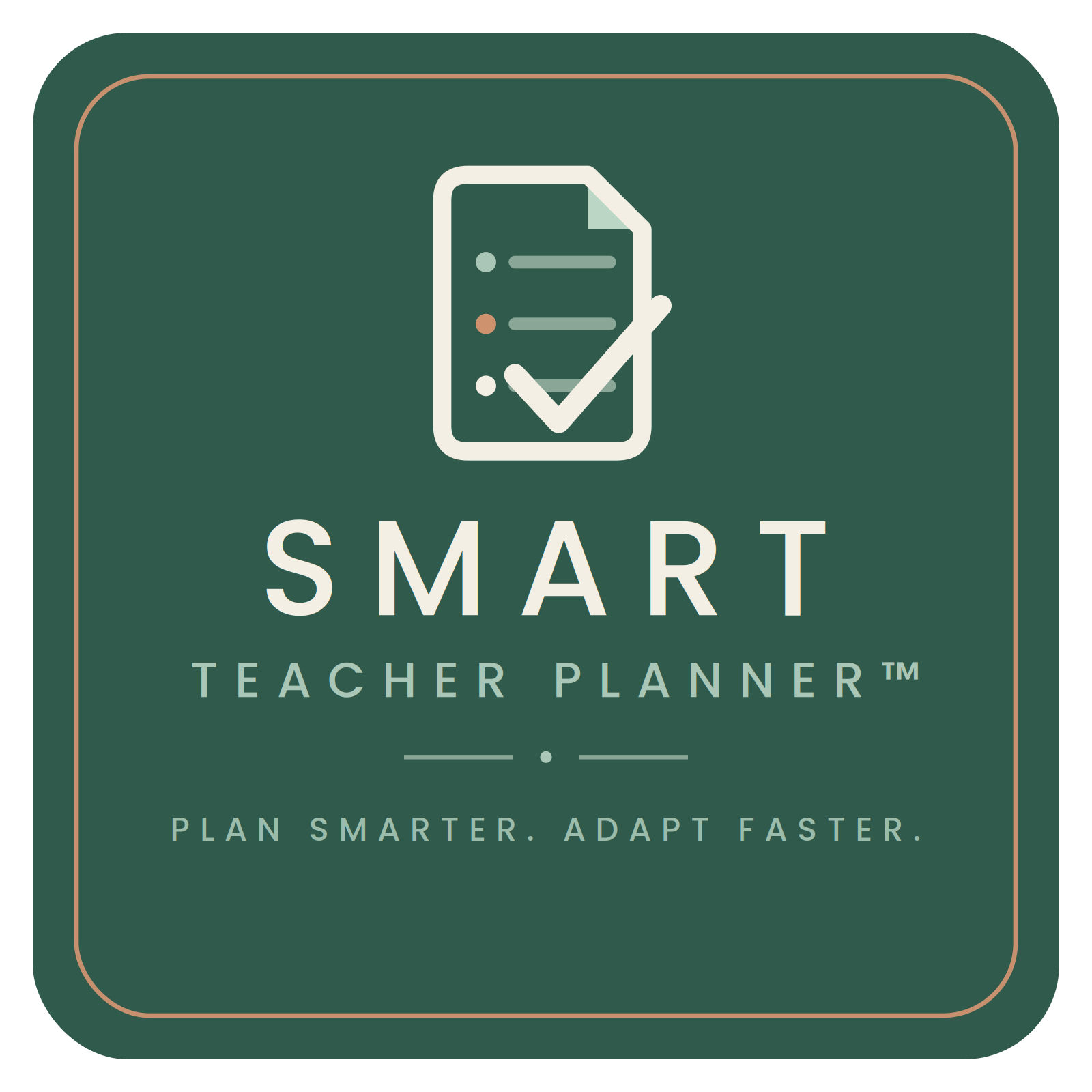 SMART Teacher Planner